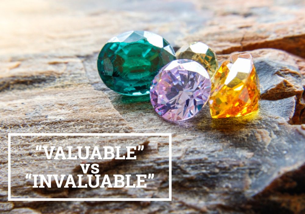 Coloured gems Q&A valuable vs invaluable